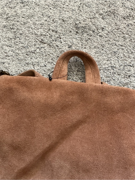 New Free People Camilla Suede Backpack ~ Bronze Tan main image 8